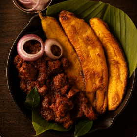 Pazham Pori with Beef